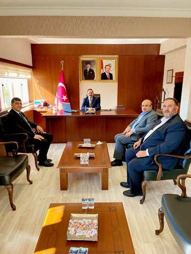 SAYIN KAYMAKAMIMIZ GÖKSU BAYRAM' A MAKAMINDA HAYIRLI OLSUN ZİYARETİ  
